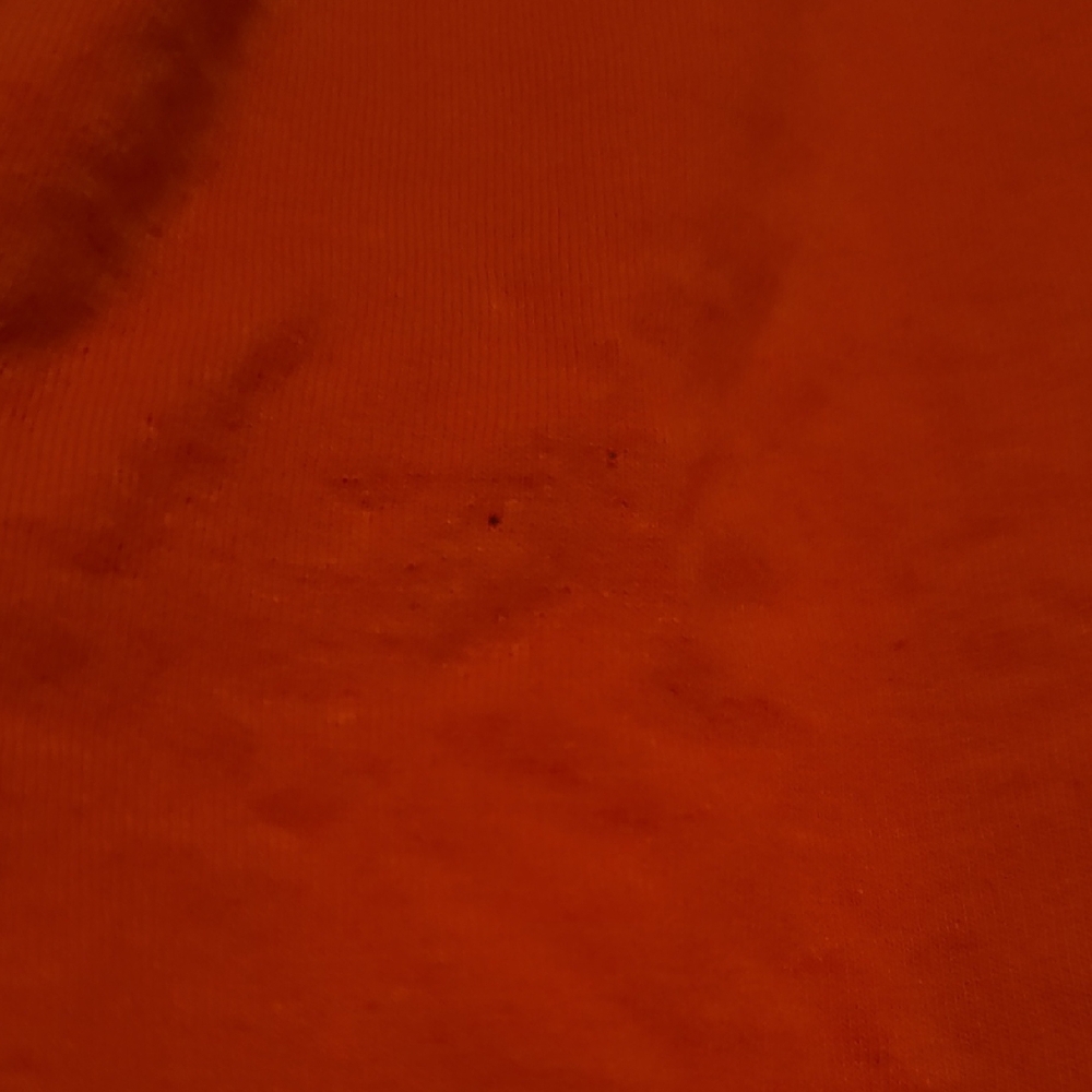 Men Vibrant Orange Tee With Wings - Picture 6 of 9